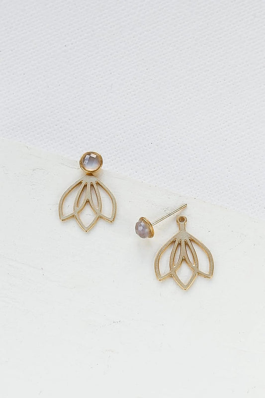 Boucles d'oreilles Lotus Jacket
