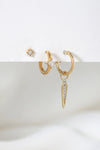Set de boucles d'oreilles Lexy trio