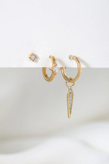 Set de boucles d'oreilles Lexy trio