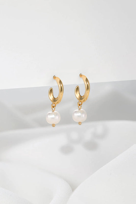 Boucles d'oreilles Luna pearl