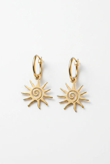 Boucles d'oreilles Soleil