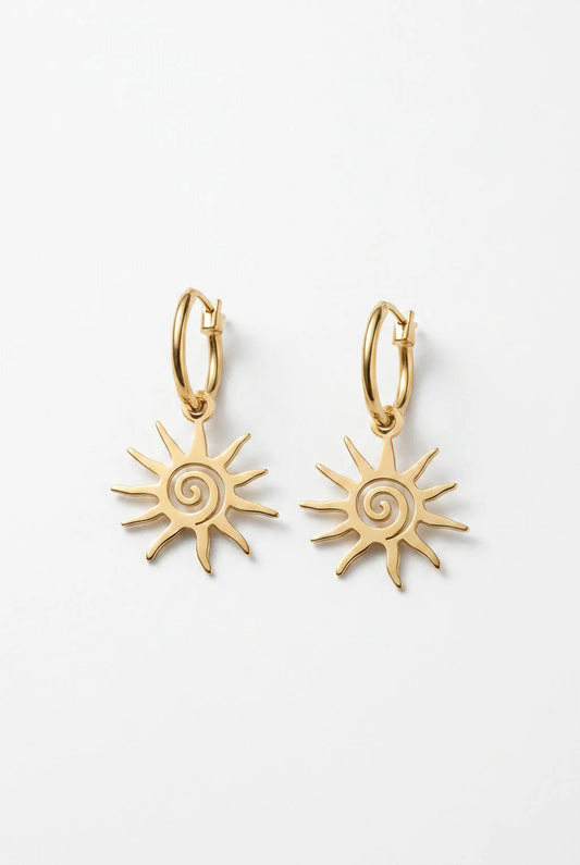 Boucles d'oreilles Soleil