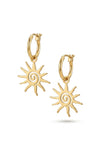 Boucles d'oreilles Soleil