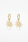 Boucles d'oreilles Soleil