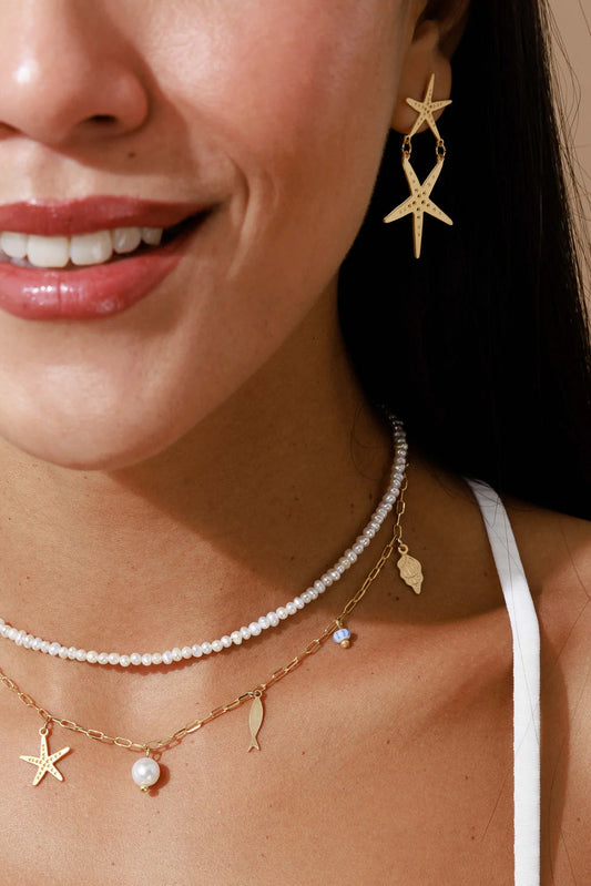 Boucles d'oreilles Starfish