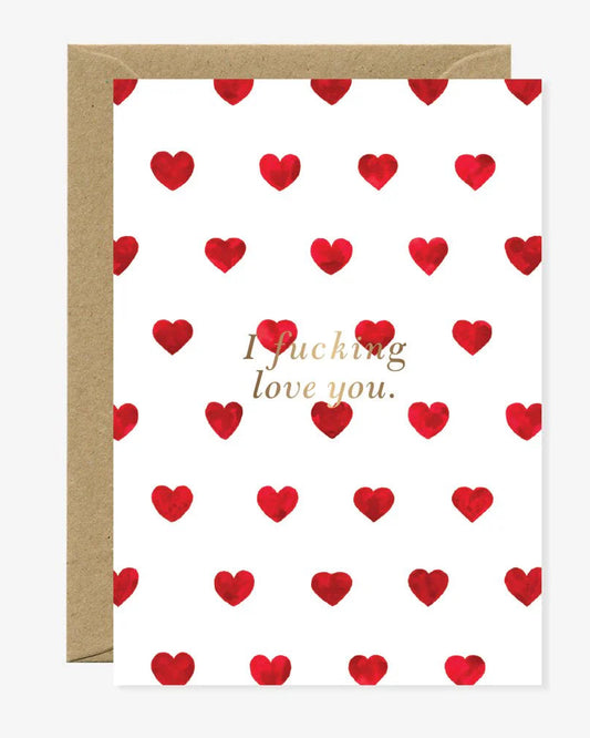 Carte postale I fucking love you