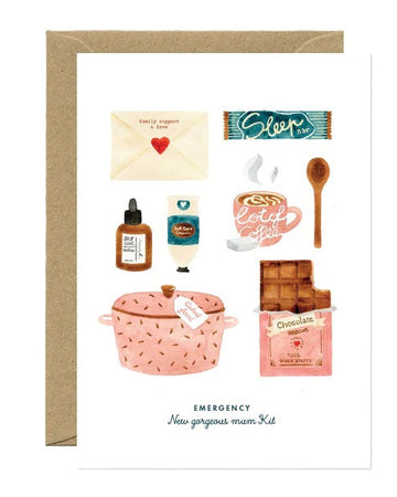 Carte postale New mum kit