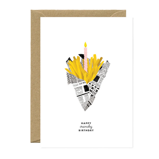 Carte postale Happy Crunchy Birthday