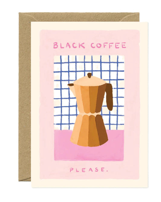 Carte postale Black Coffee