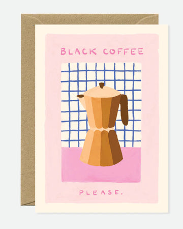 Carte postale Black Coffee