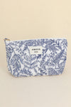 Trousse Amour - Toile de Jouy bleu