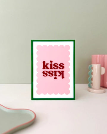 Affiche A5 Kiss Kiss