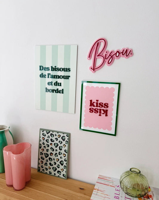 Affiche A5 Kiss Kiss