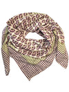 Foulard Anaya Damier - violet