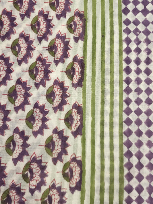 Foulard Anaya Damier - violet