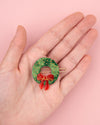 Barrette Couronne sapin