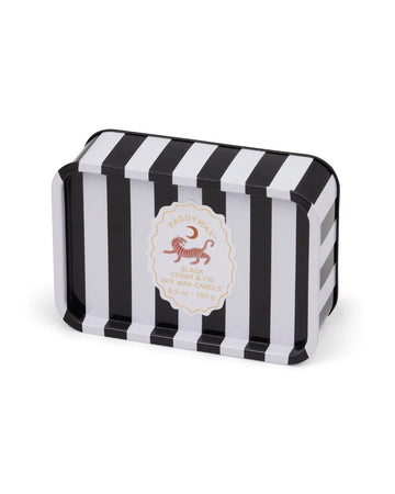 Tin candle A Dopo - Tiger, Black Cedar & Fig