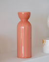 Bougeoir/vase Lus - pêche
