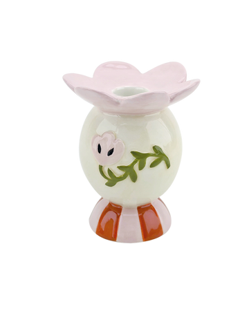 Bougeoir Fleur rose