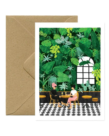 Carte postale Café
