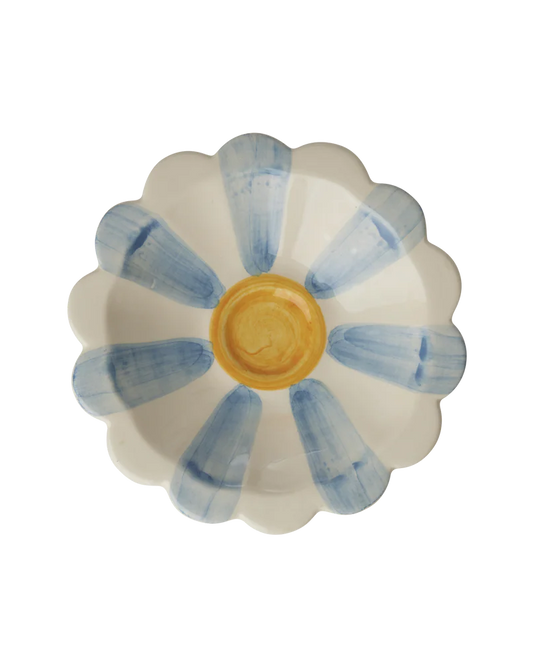Coupelle fleur bleue