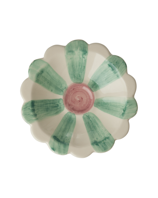 Coupelle fleur verte
