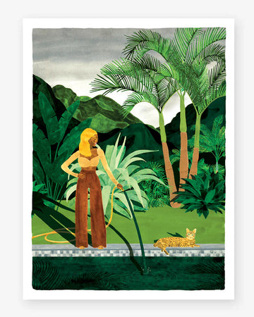 Petite affiche Chic Watering