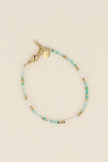 Bracelet Cody - Agate verte