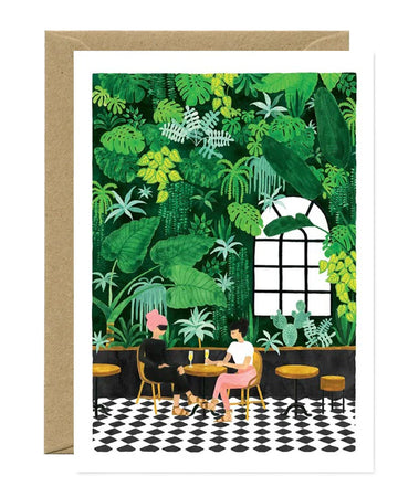 Carte postale Café