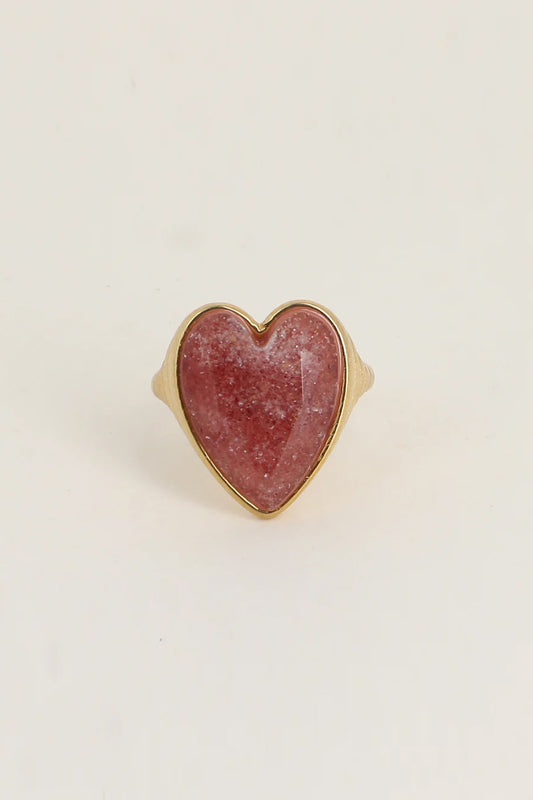 Bague Clémence - Quartz fraise