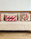 Coussin Influence coquelicot rose