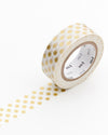 Masking Tape déco - Dot gold