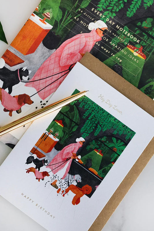 Carte postale Birthday Dog lovers