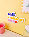 Enseigne murale Café Croissant S.V.P