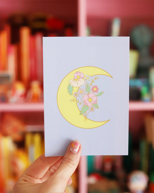 Carte postale flower moon