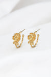 Boucles d'oreilles Flora hoop