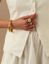 Bague Florens - Nacre Blanche
