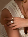 Bague Florens - Nacre Blanche