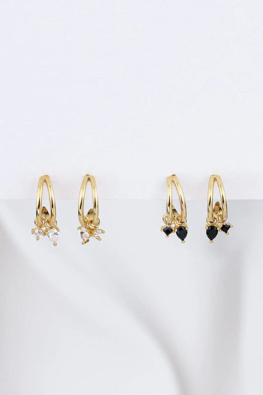 Boucles d'oreilles Gia hoop