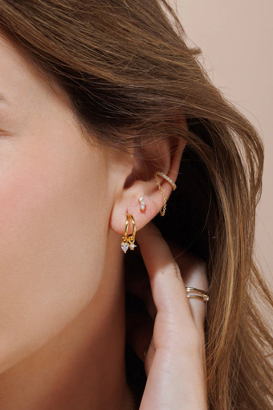 Boucles d'oreilles Gia hoop