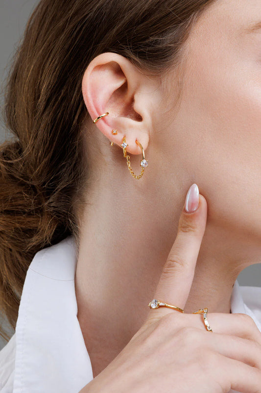 Boucles d'oreilles Glamour Hoop