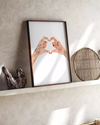 Petite affiche Hands of love
