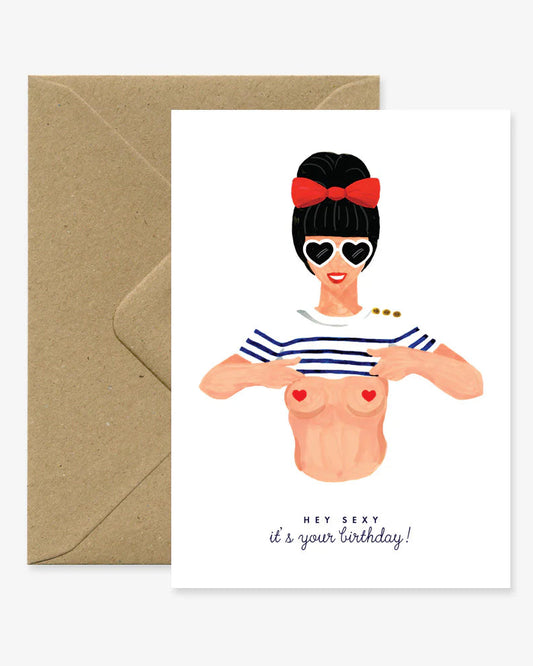 Carte postale Sexy Happy Birthday