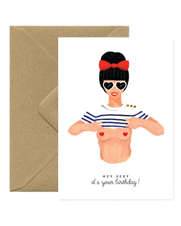 Carte postale Sexy Happy Birthday