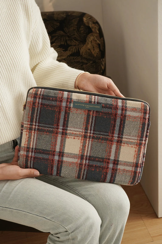 Pochette ordinateur 13-14'' Highland Bleu