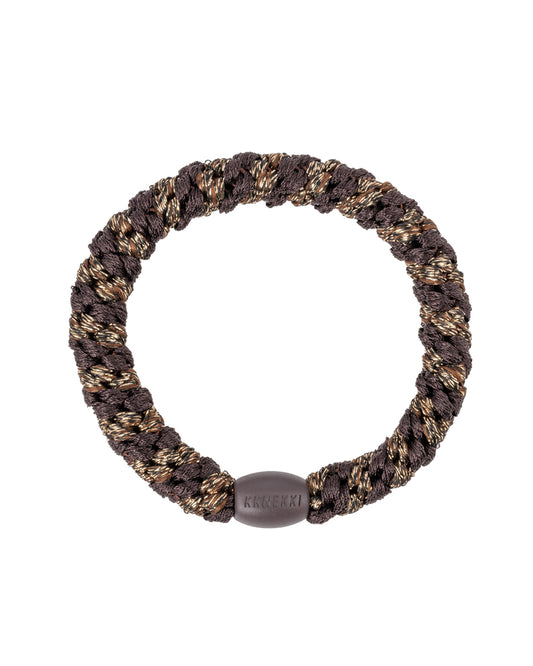 KKNEKKI Brown-Coffee glitter stripe