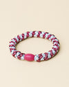 KKNEKKI Rosewood seablue glitter Stripe