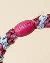 KKNEKKI Rosewood seablue glitter Stripe