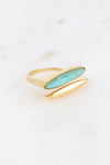 Bague Kahni - Amazonite