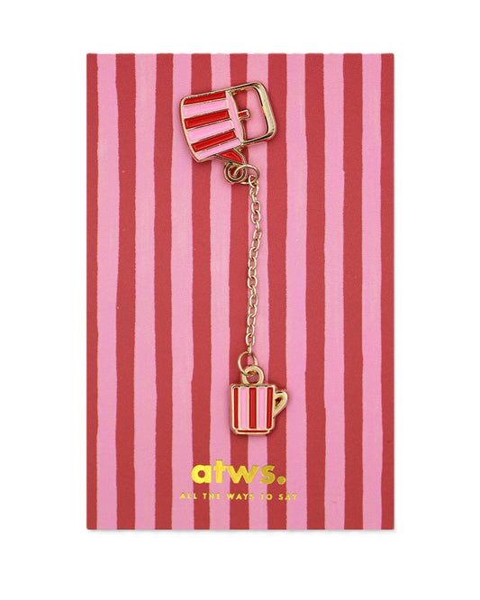 Lot de 2 Pin's - Tea Time Chain
